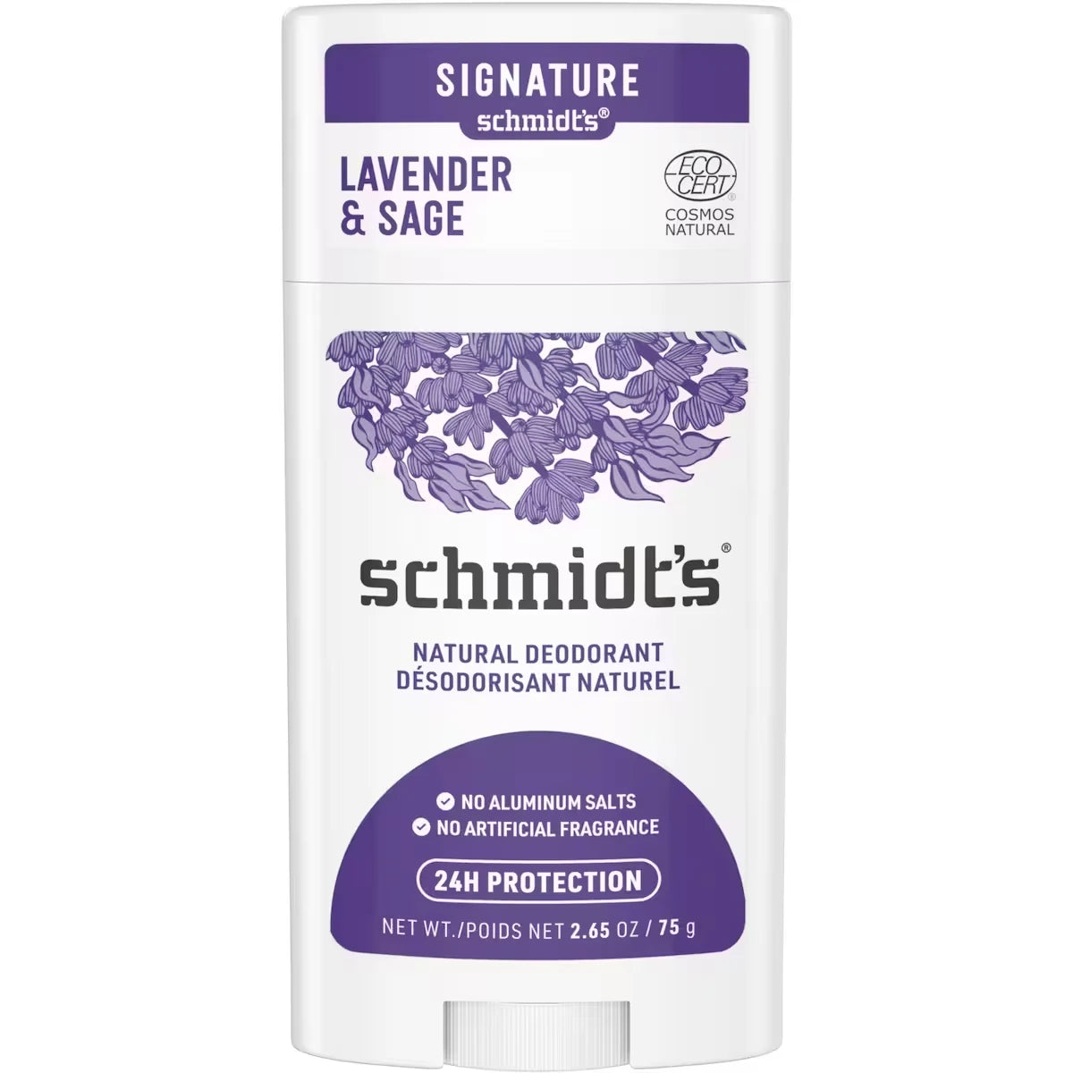 Desodorante Natural Lavanda y Salvia para Hombre 75 g Schmidt's
