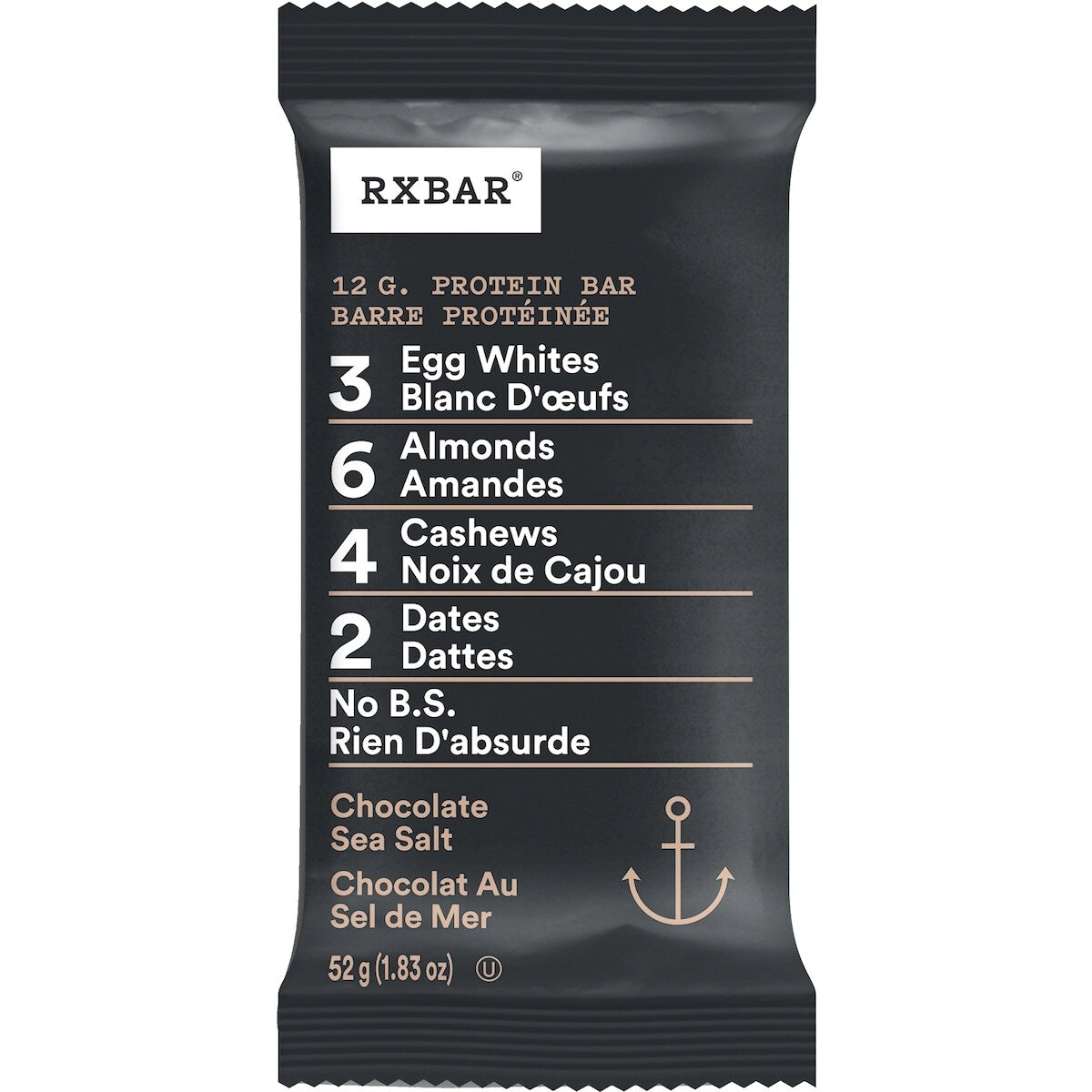 Barra Proteica Chocolate y Sal de Mar 12x52 g RXBAR