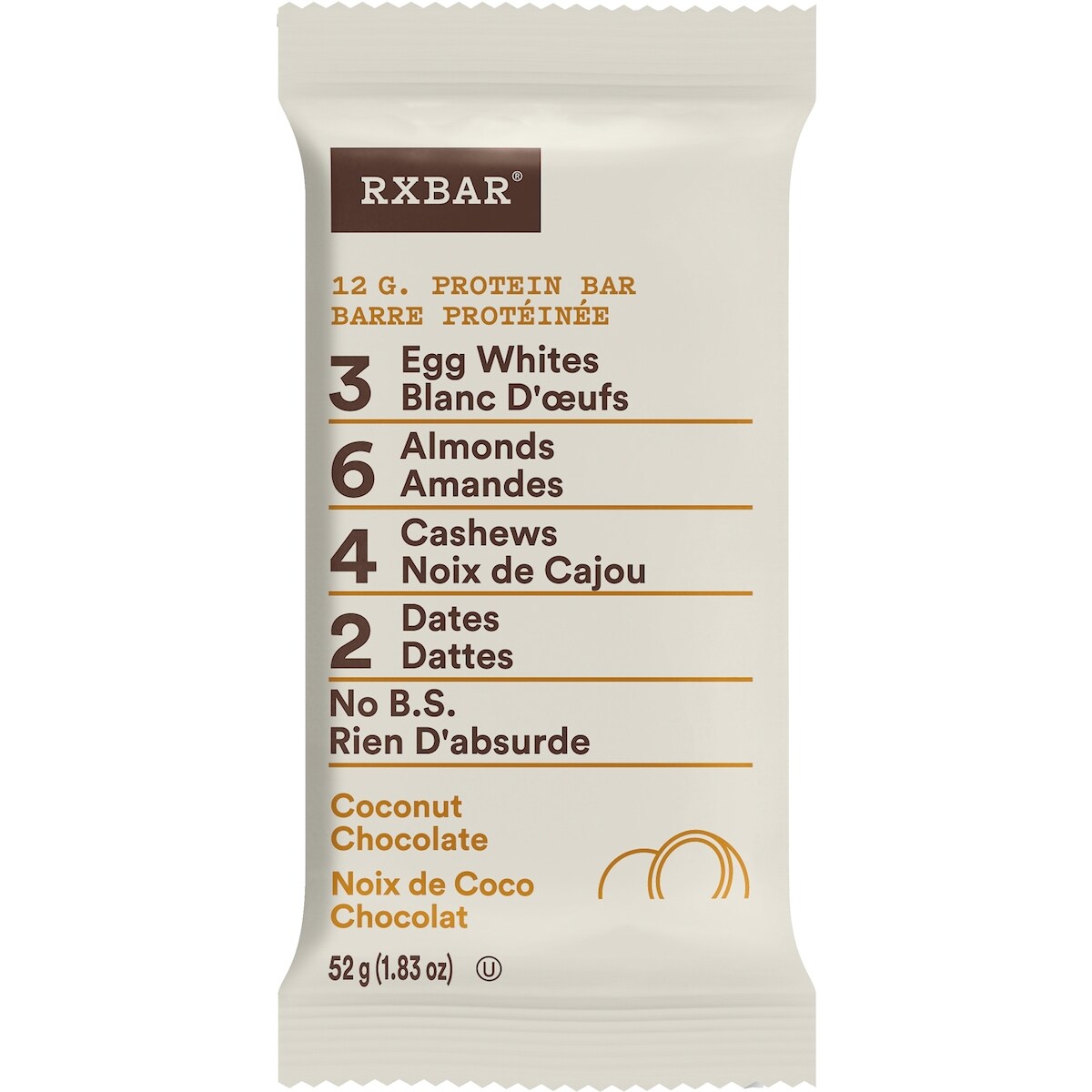 Barra de Proteína Coco y Chocolate 12x52 g RXBAR