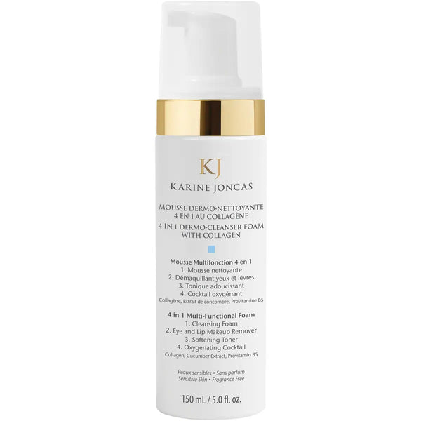 Limpiador Facial en Espuma 4 en 1 con Colágeno Karine Joncas