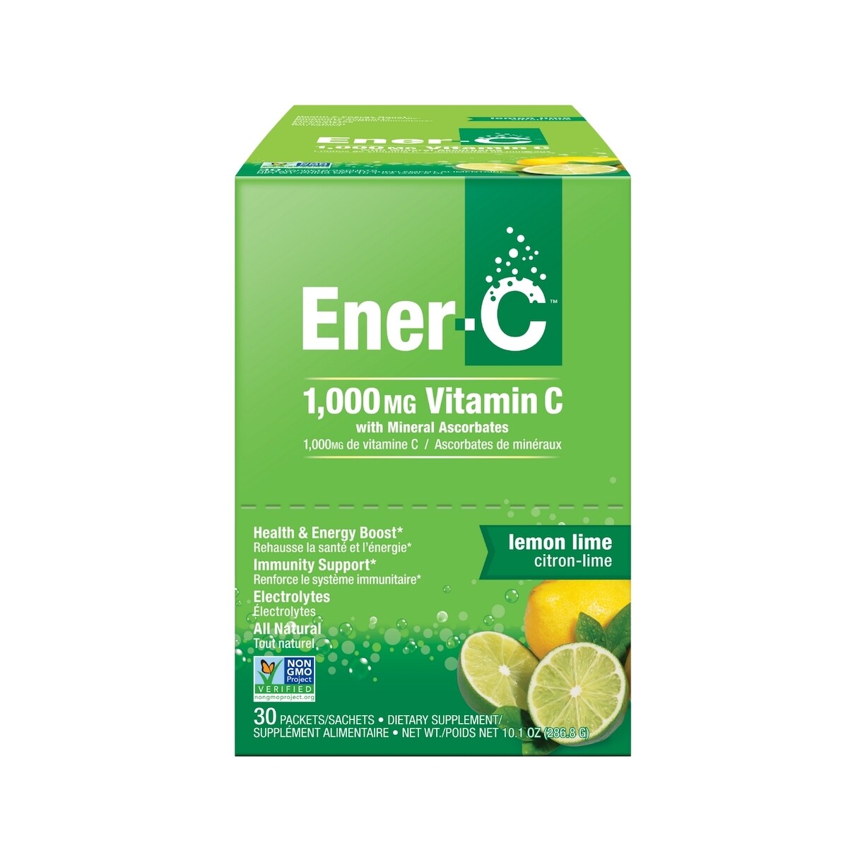Multivitamínico en Polvo Sabor Limón y Lima 30 Sobres Ener-C