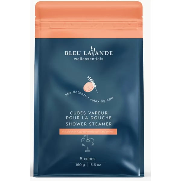Cubos de Vapor de Ducha Relax 5 x 40 g Bleu Lavande