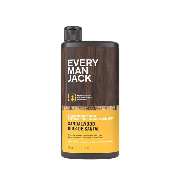 Gel de Ducha Limpiador para el Cuerpo Sándalo Every Man Jack