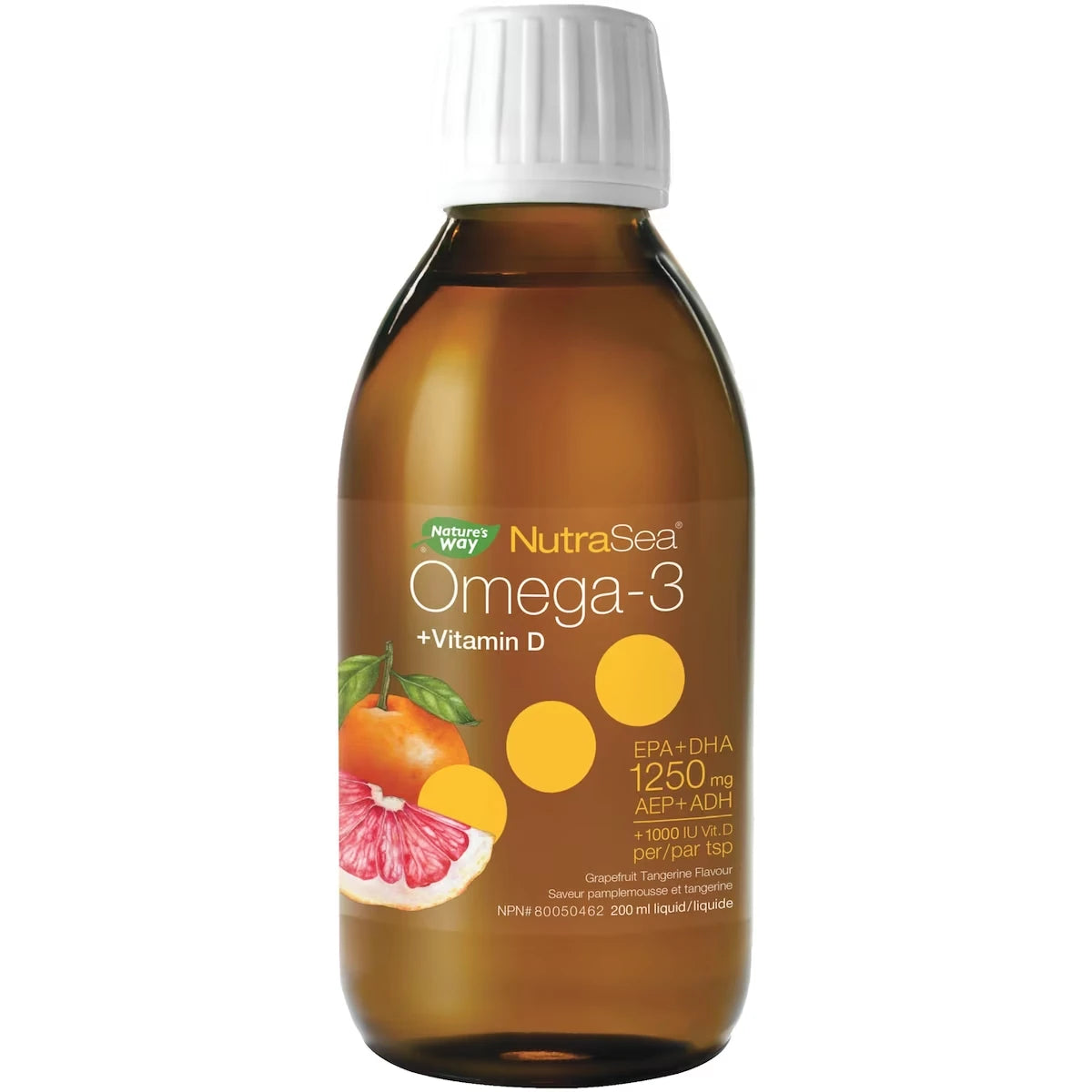 Omega-3 NutraSea+D Pomelo y Mandarina Nature's Way