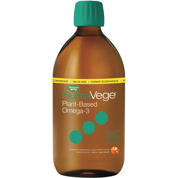 Omega 3 NutraVege de Origen Vegetal Frutilla y Naranja Nature's Way