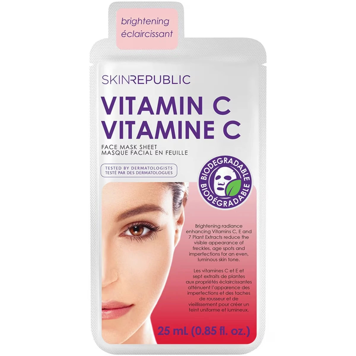 Mascarilla Facial Iluminador Vitamina C Skin Republic