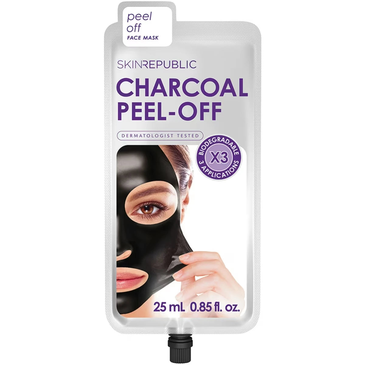 Mascarilla Facial Peel-Off de Carbón Activado Skin Republic