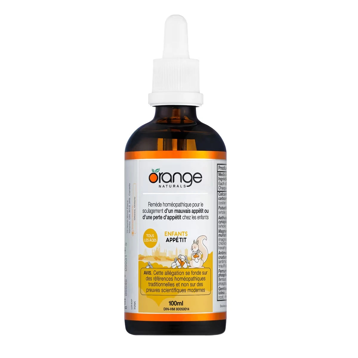 Suplemento Apetito para Niños Orange Naturals