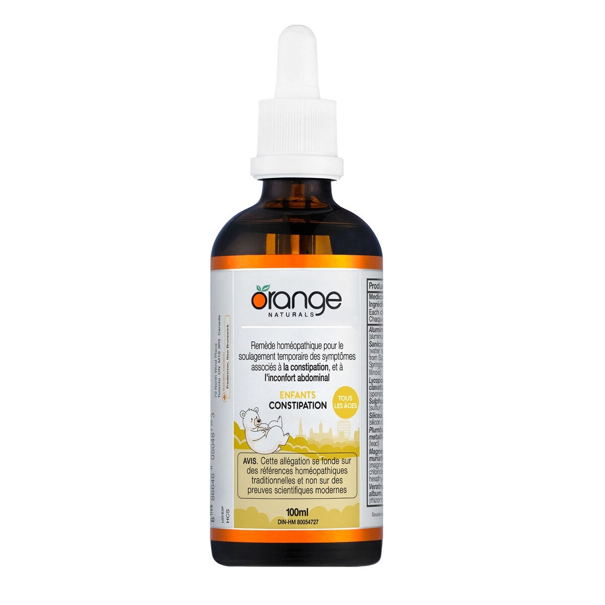 Probiótico Niños Estreñimiento Orange Naturals