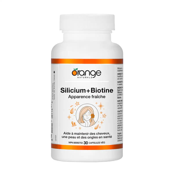 Suplemento de Silicio y Biotina Orange Naturals