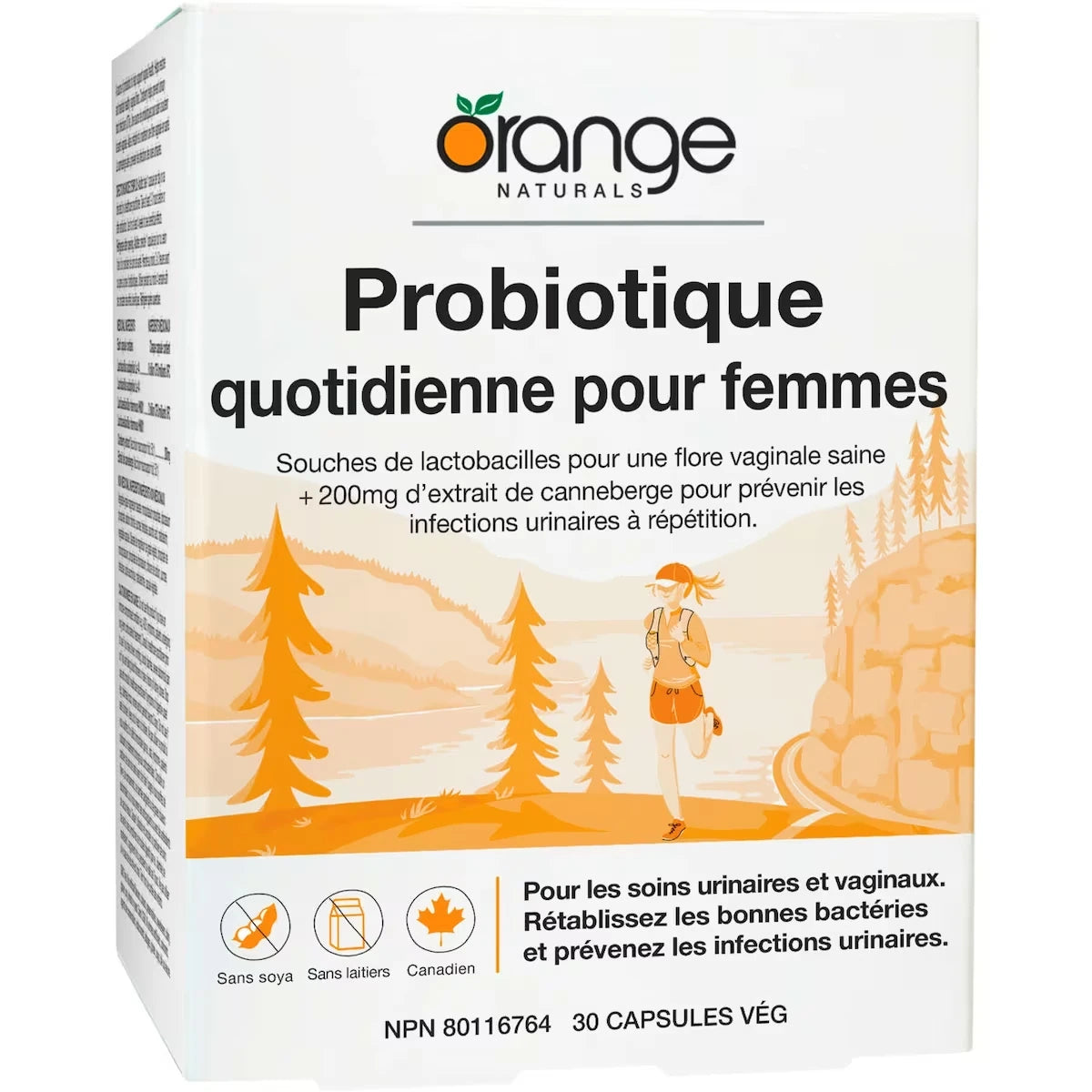 Probiótico Probióticos de Uso Diario para Mujer Orange Naturals