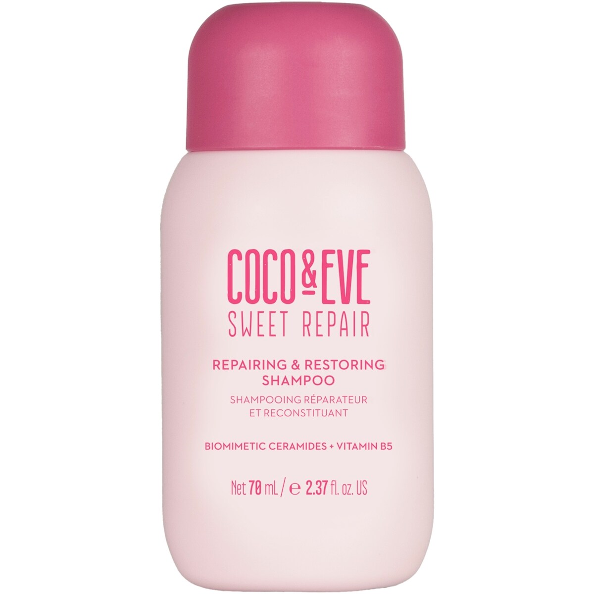Shampoo Reparador y Reconstituyente Tamaño Viaje Coco & Eve