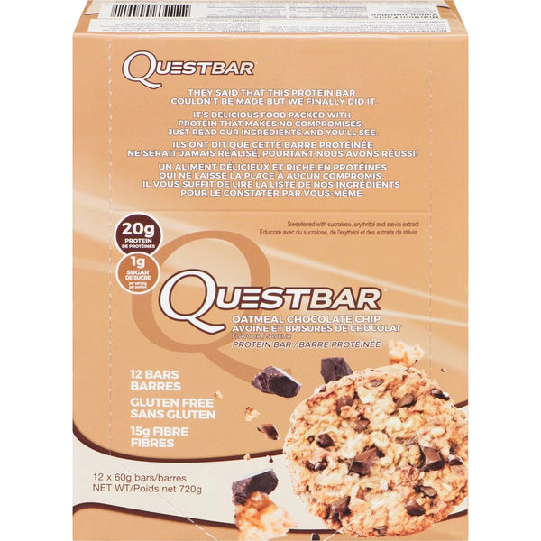 Avena con Trocitos de Chocolate 12 un 2,12 oz Quest