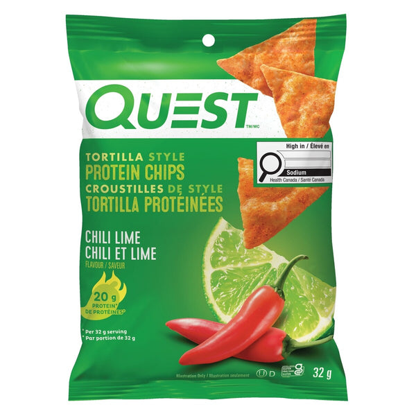 Proteína en Polvo Chili y Lima Snacks Estilo Tortilla Quest