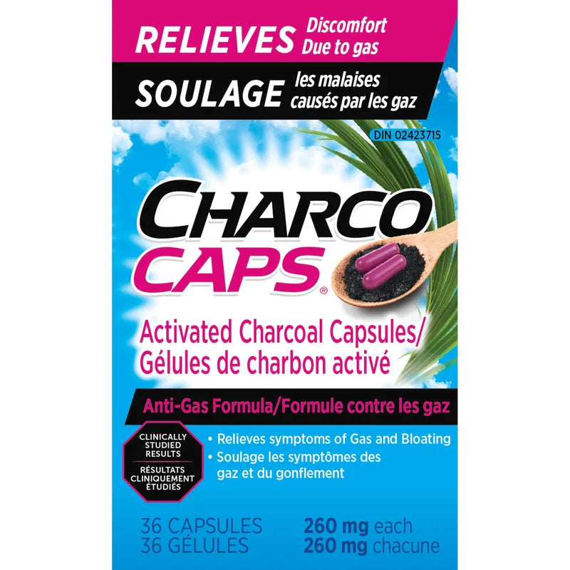 Fórmula contra los Gases Charcocaps