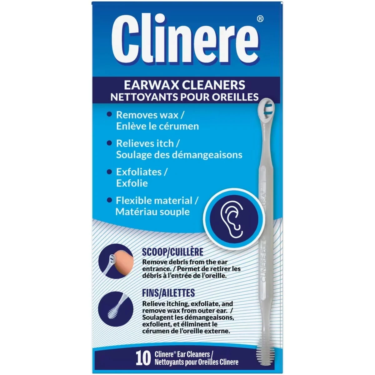 Maquillaje de Ojos Limpiadores para Oídos Clinere