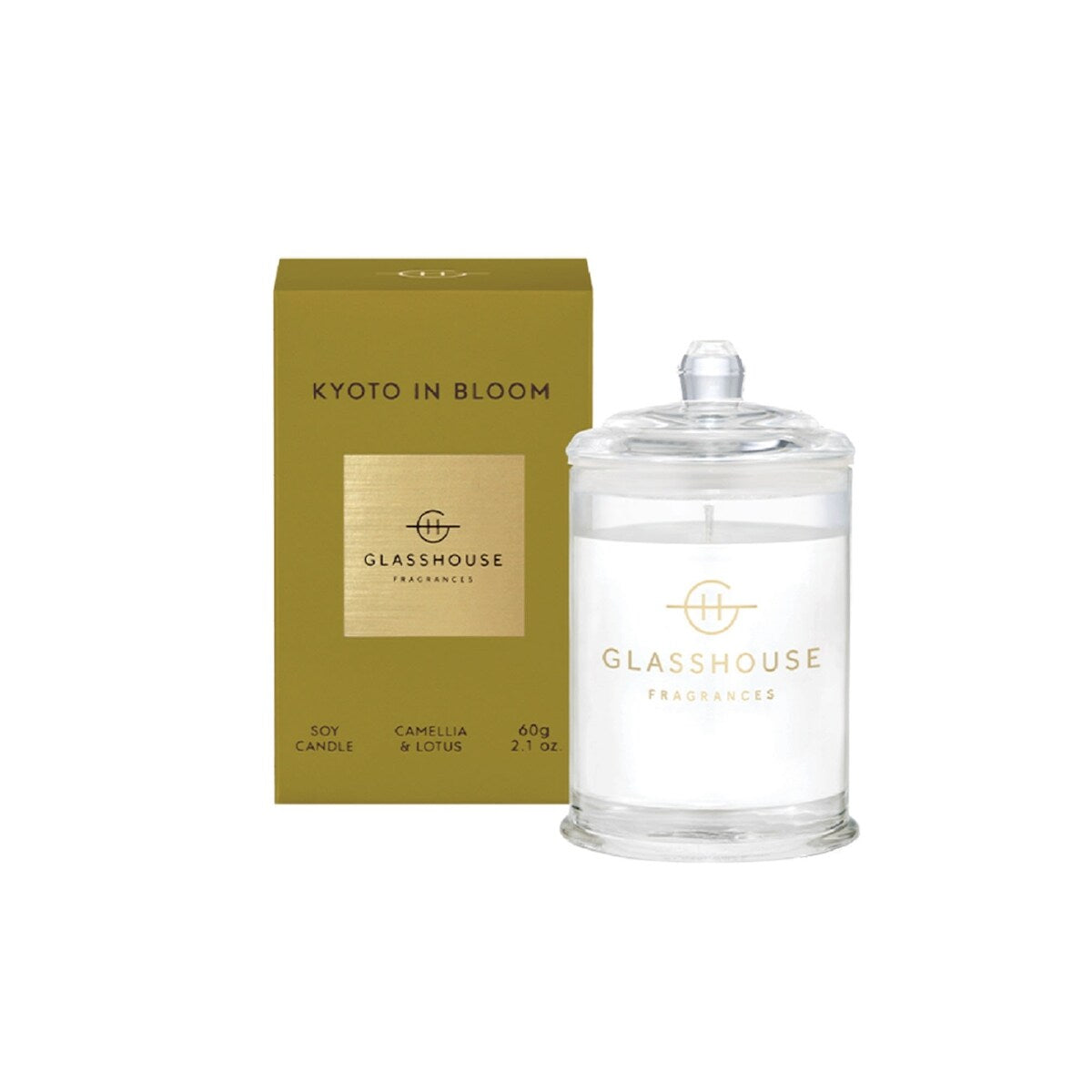 Vela Aromática Kyoto en Flor Glasshouse Fragrances