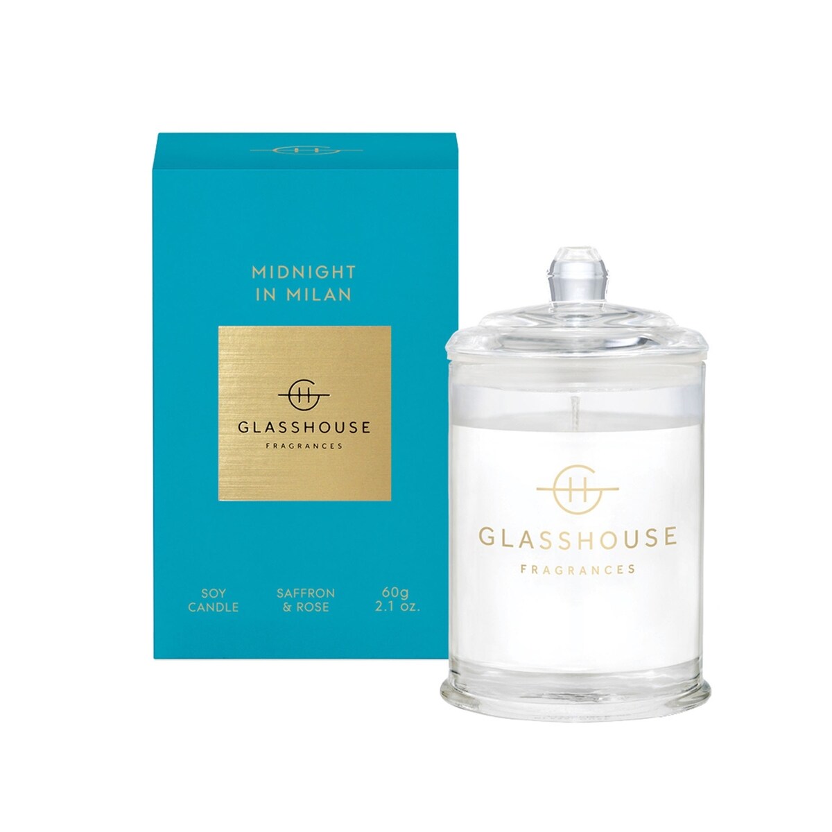 Vela Aromática Medianoche en Milán Glasshouse Fragrances