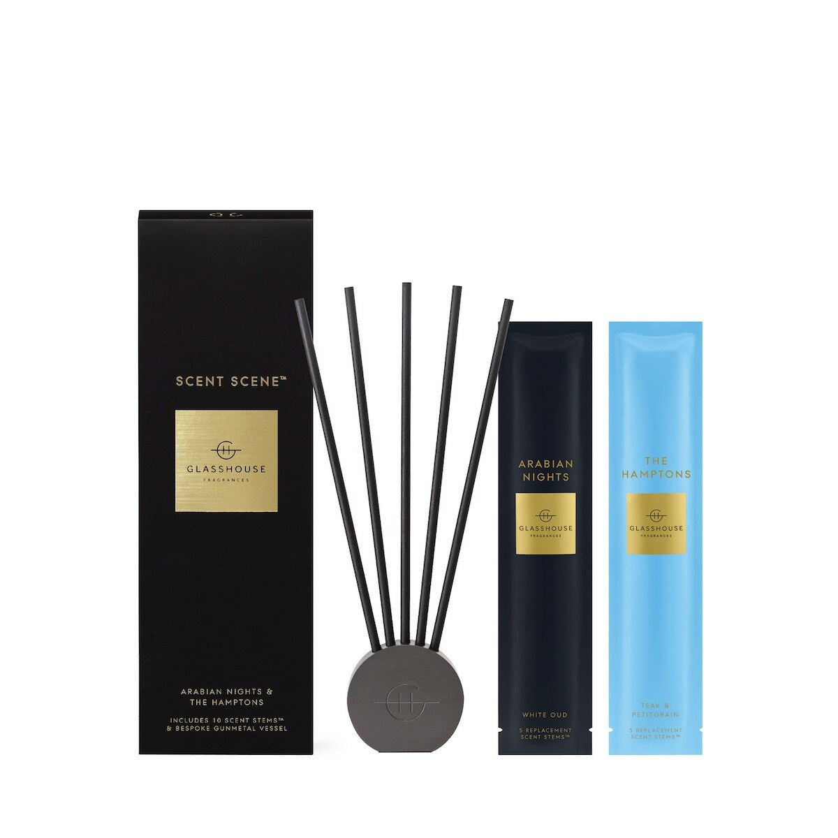 Set Aromas Hamptons y Nuits d’Arabie Glasshouse Fragrances